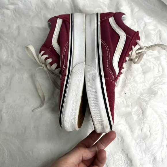 VANS Old Skool Lace Up Sneakers Fuchsia Women 5.5 Men 4 - Picture 4 of 9